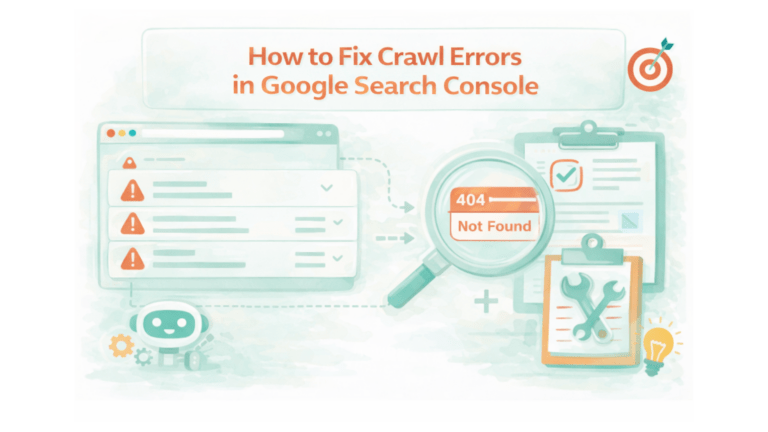 How to Fix Crawl Errors in Google Search Console